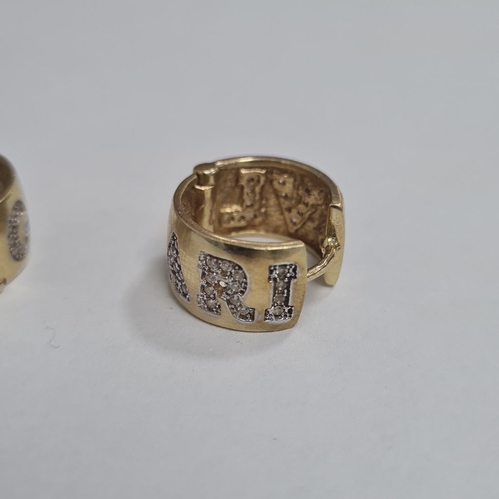 ARRACADAS PAR ORO 14 K 7.4 GRMS (SEMINUEVO)