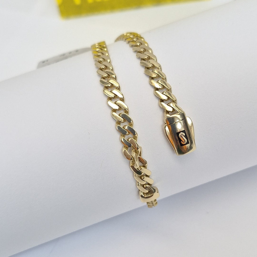 PULSERA MONACO ORO 14K 5.4 (NUEVO)