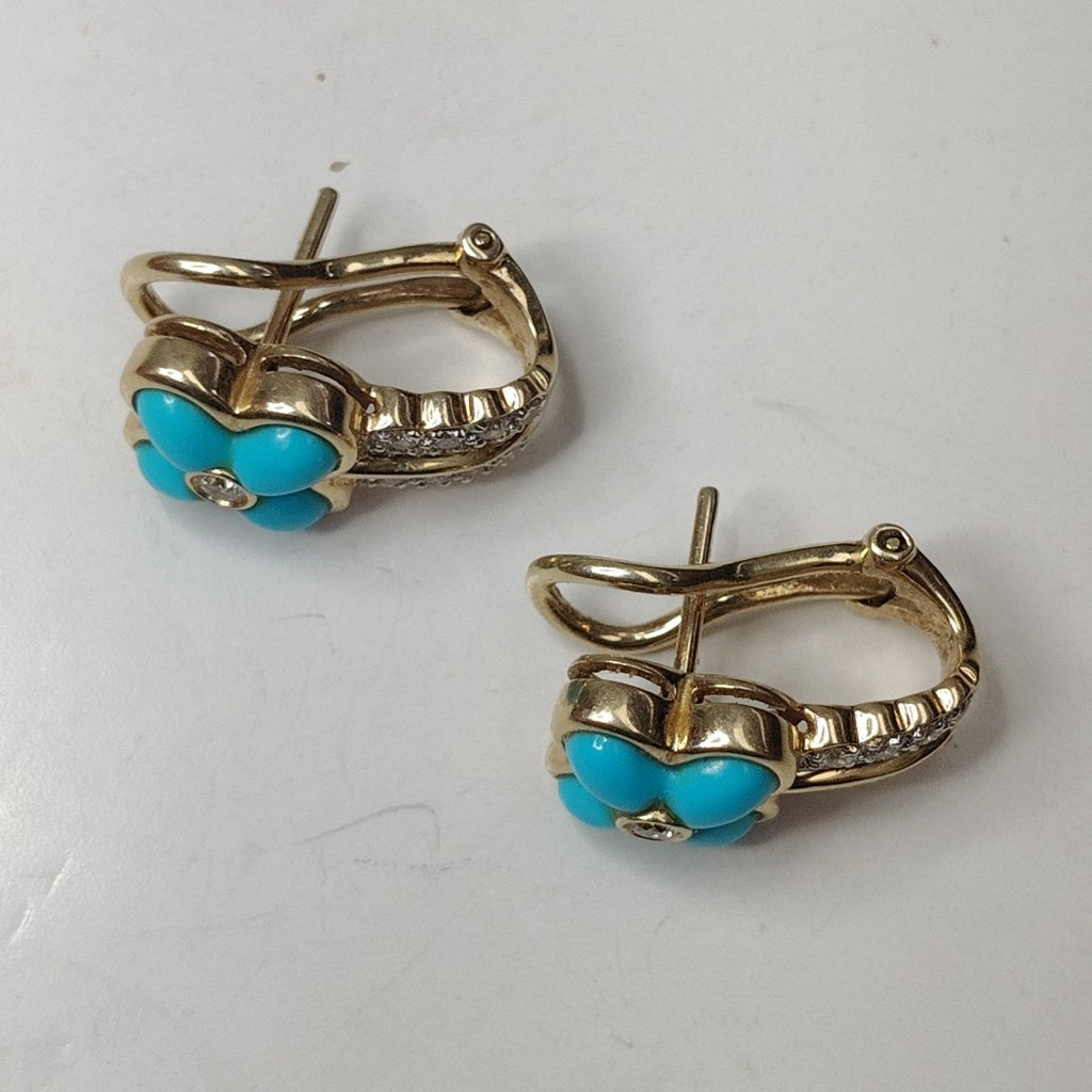 ARETES PAR ORO 14 K 6.6 GRMS (SEMINUEVO)