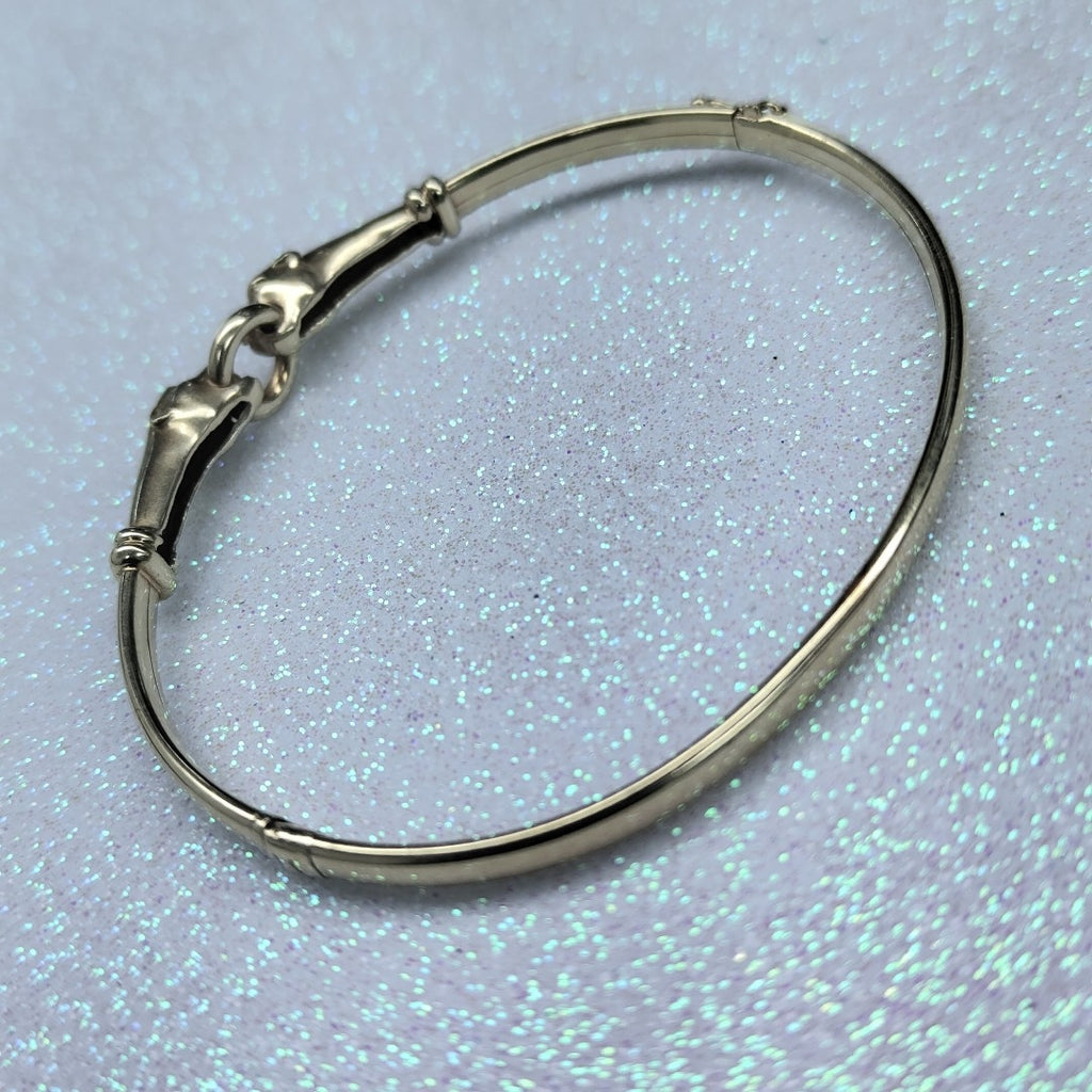 PULSERA RIGIDA ORO 14 K 8.7 GRMS (SEMINUEVO)