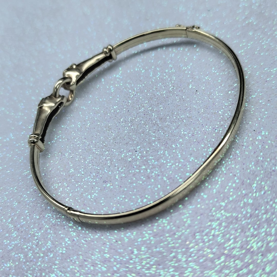 PULSERA RIGIDA ORO 14 K 8.7 GRMS (SEMINUEVO)