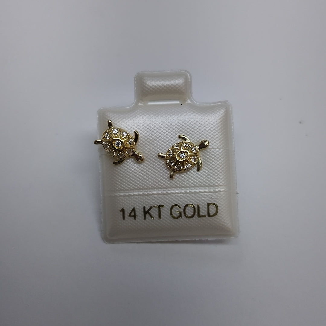 BROQUELES ORO 14K 1.2 (NUEVO)