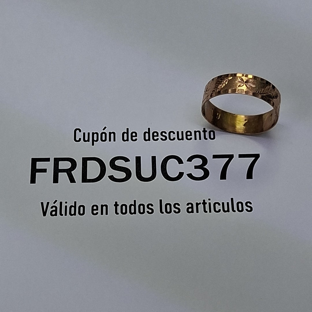 ARGOLLA ORO 8 K 2.3 GRMS (SEMINUEVO)