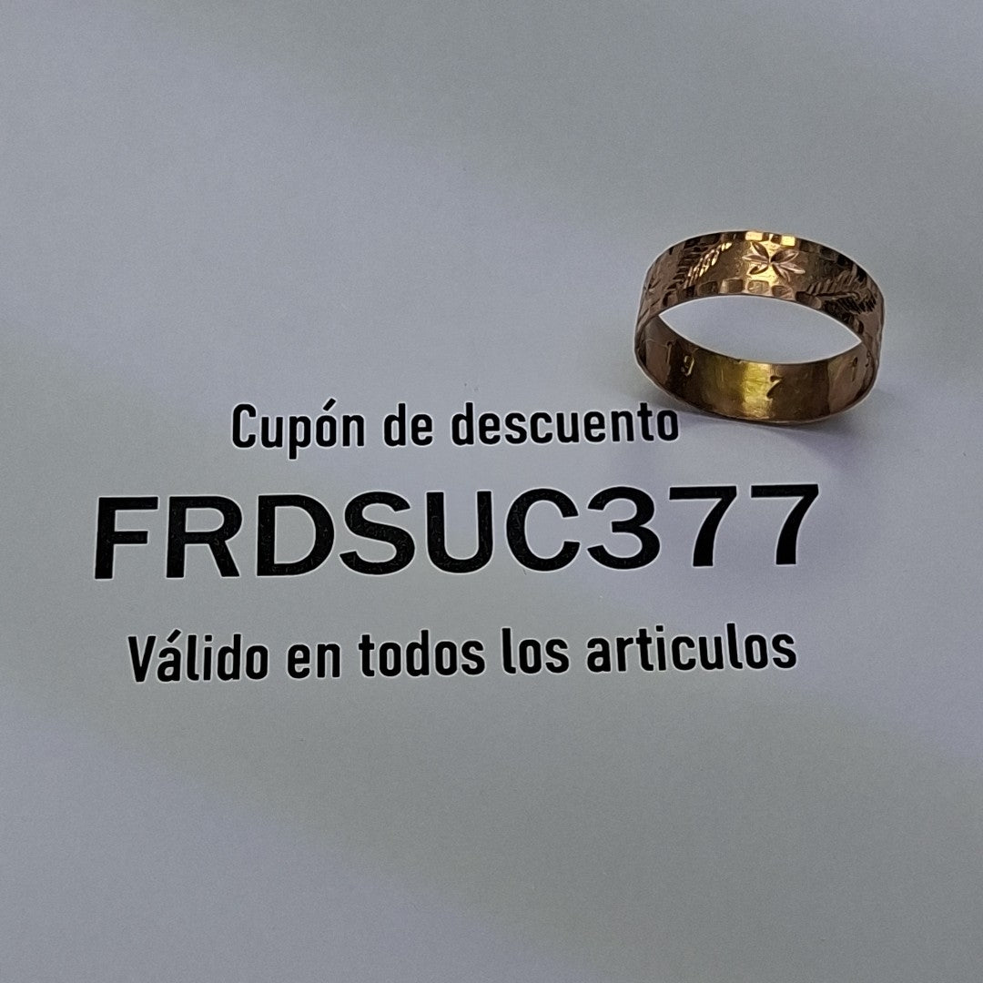 ARGOLLA ORO 8 K 2.3 GRMS (SEMINUEVO)