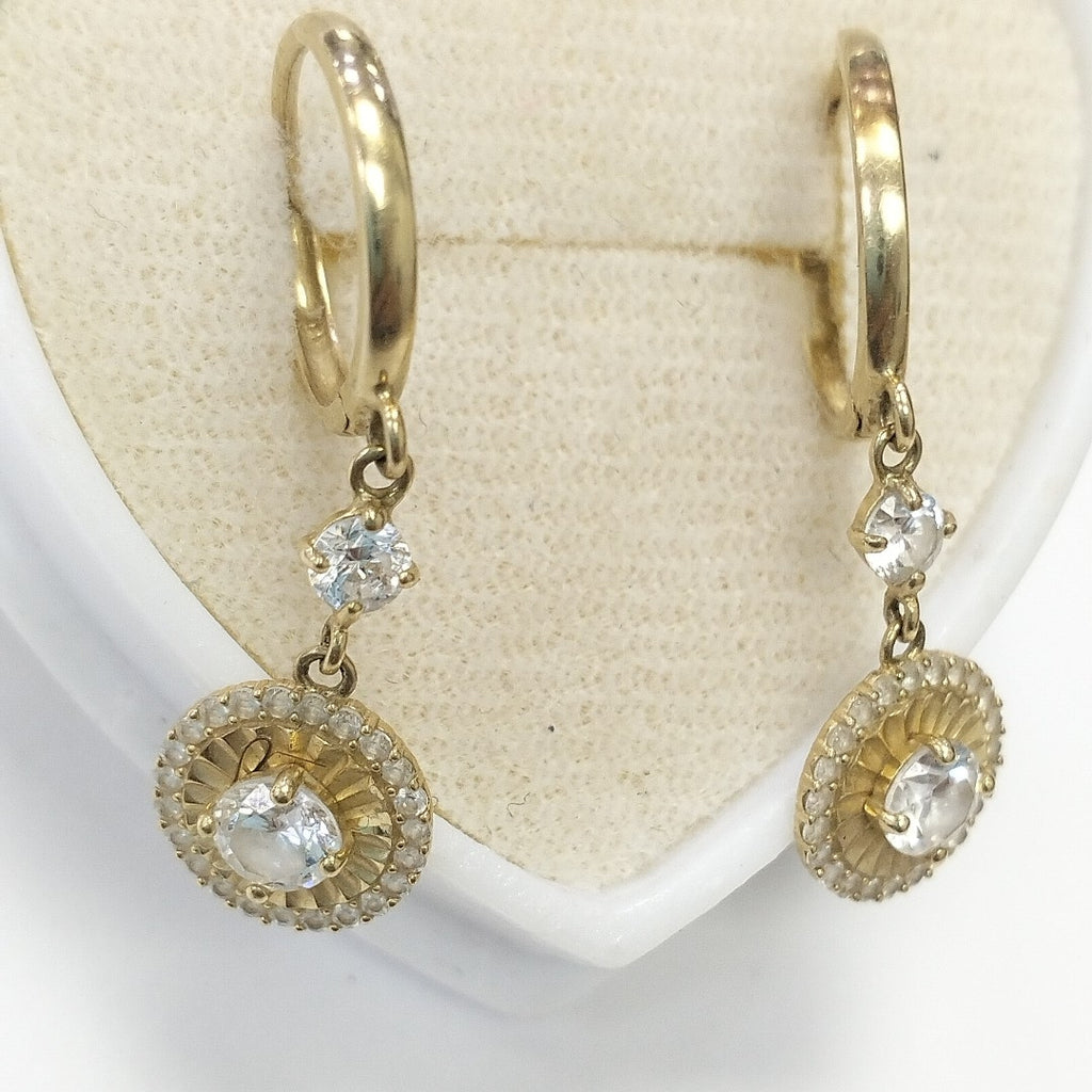 ARETES PAR ORO 14 K 2.1 GRMS (SEMINUEVO)