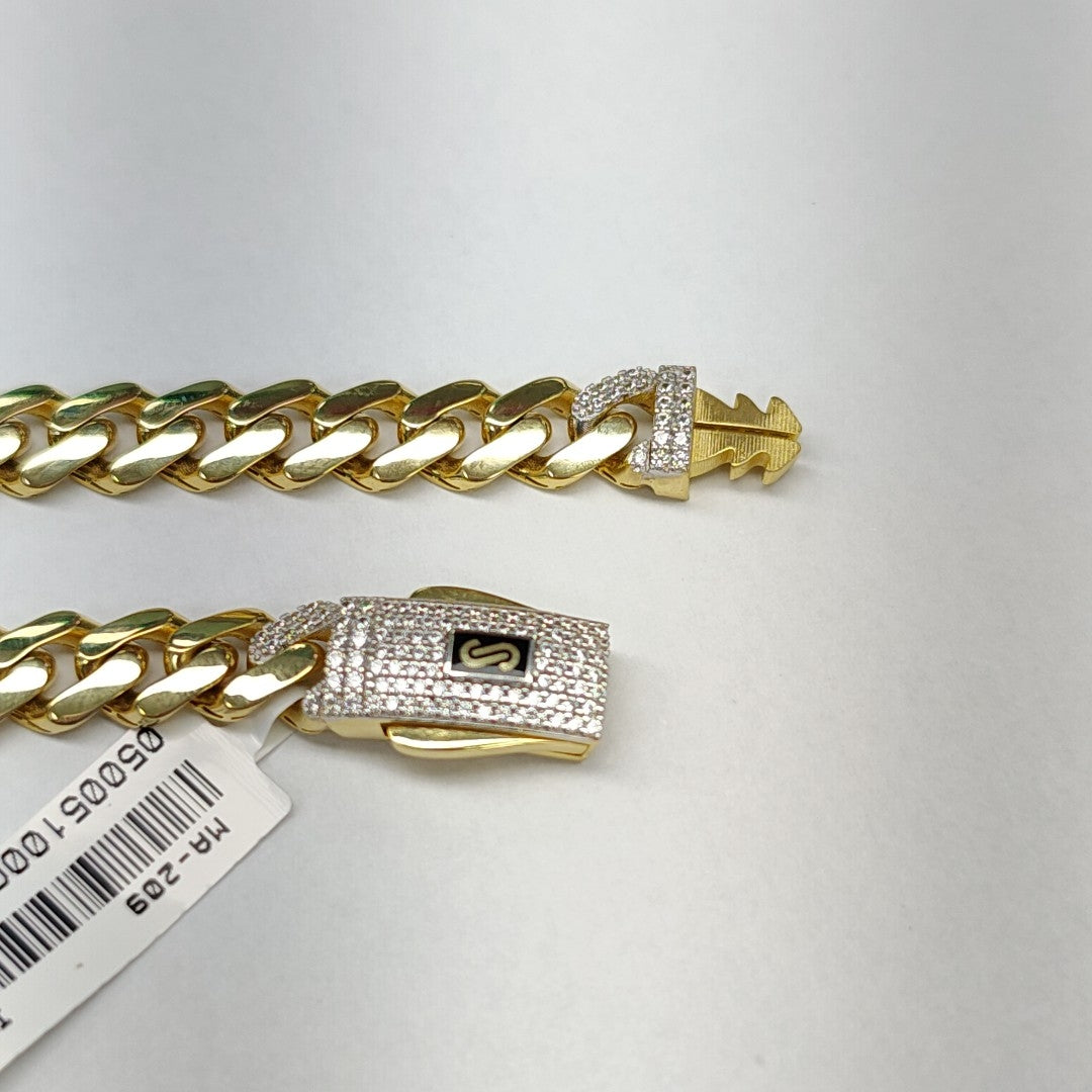 PULSERA MONACO ORO 14K 10.3 (NUEVO)