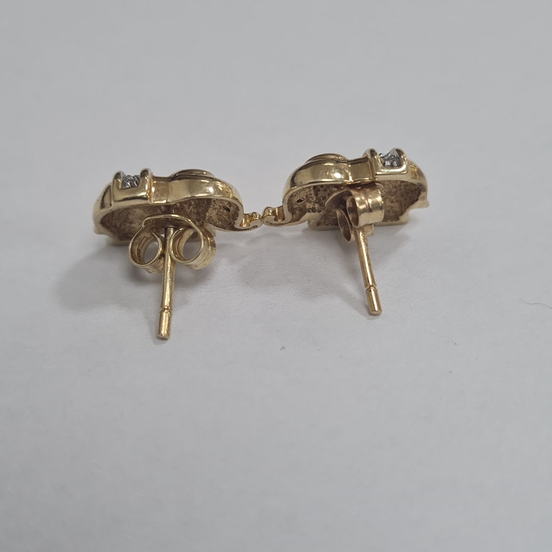 BROQUELES PAR ORO 14 K 3.7 GRMS (SEMINUEVO)