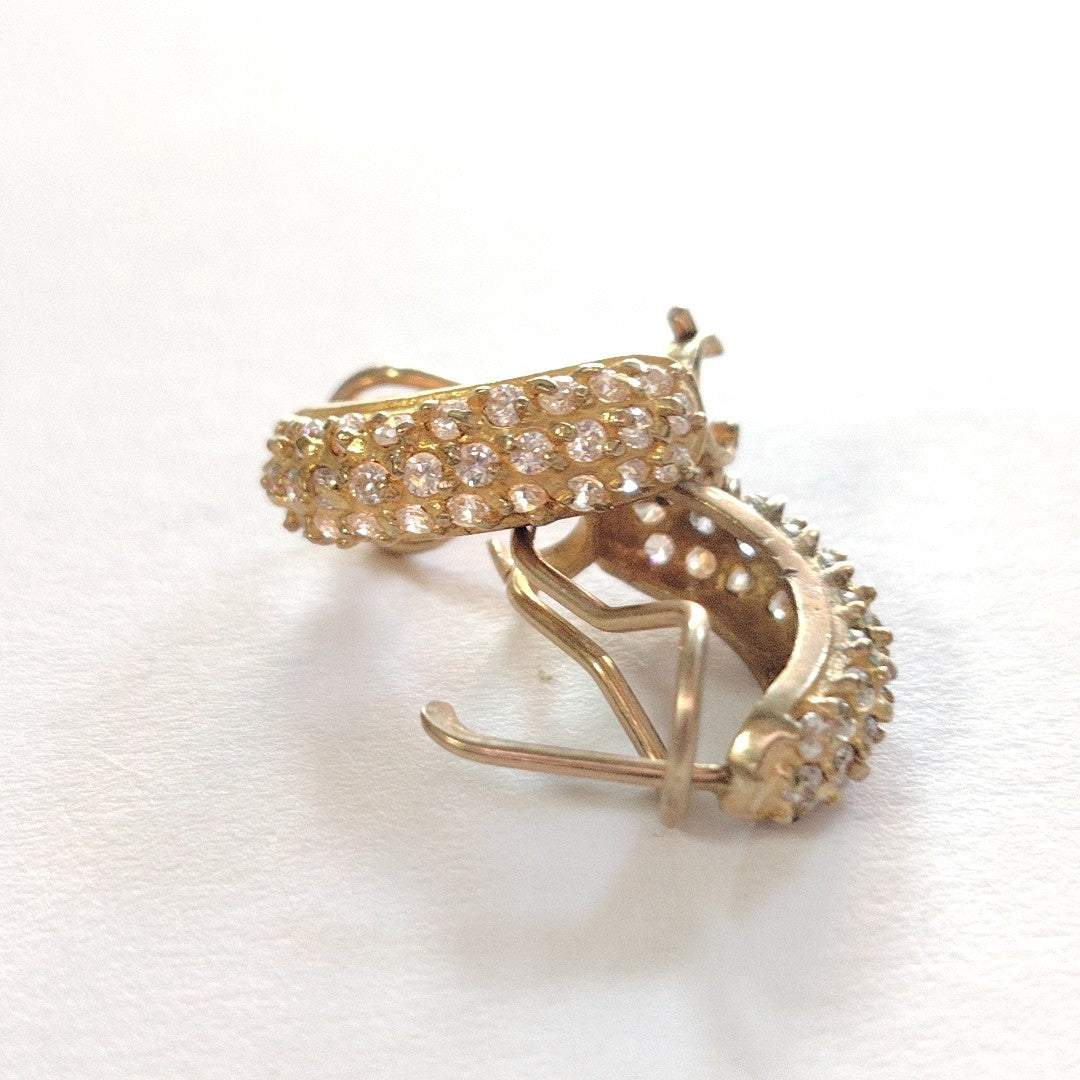 ARETES PAR ORO 10 K 3,50 GRMS (SEMINUEVO)