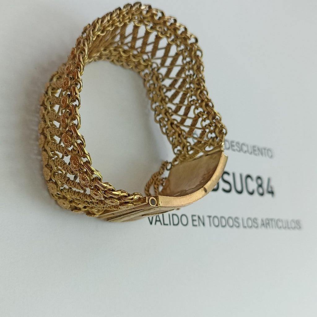 PULSERA RIGIDA ORO 10 K 48.8 GRMS (SEMINUEVO)