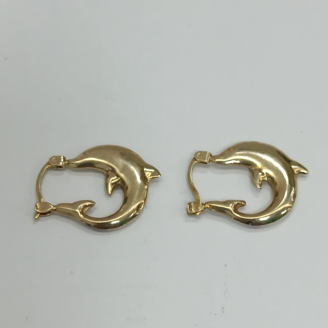 ARRACADAS PAR ORO 14 K 1,50 GRMS (SEMINUEVO)
