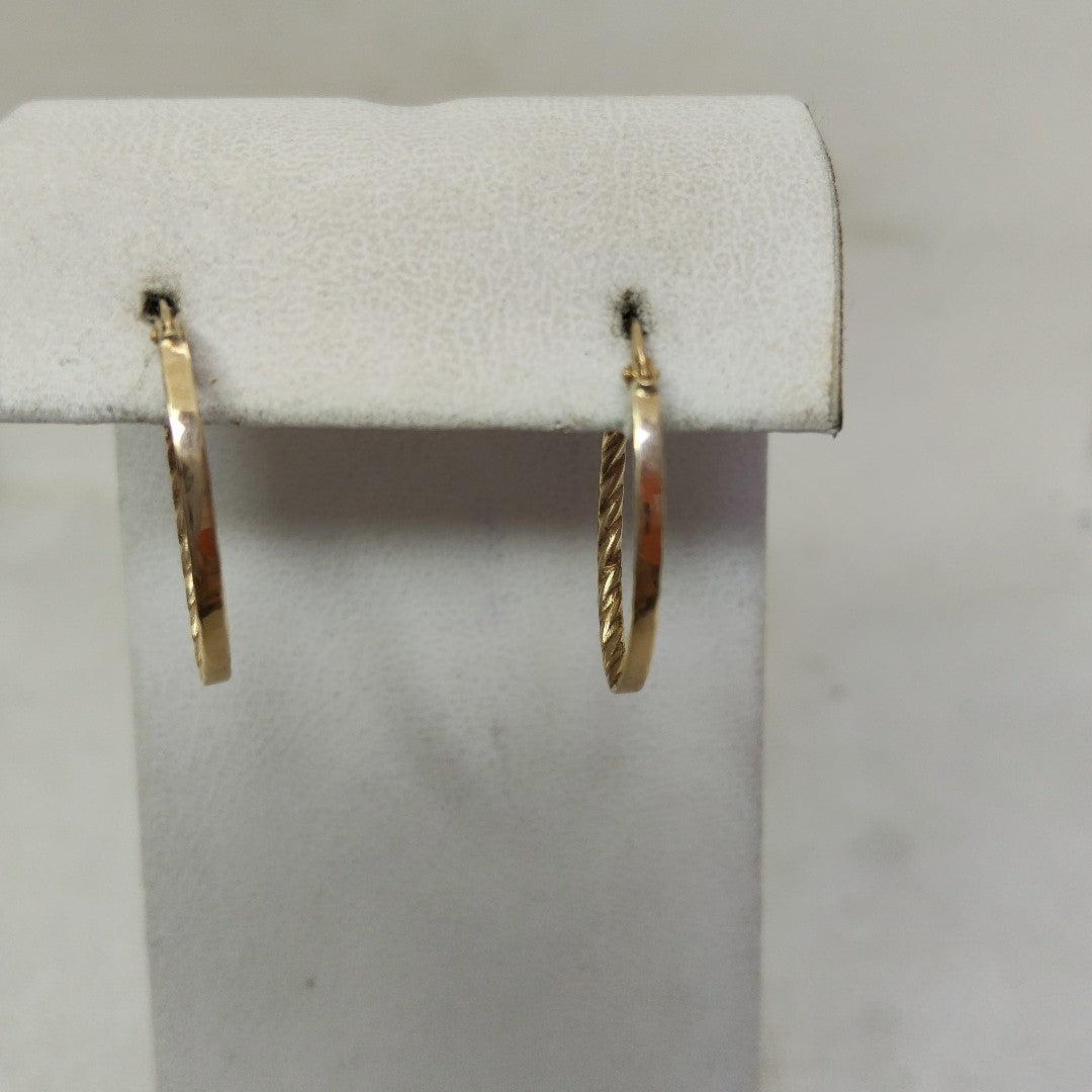 ARRACADAS PAR ORO 10 K 1 GRMS (SEMINUEVO)