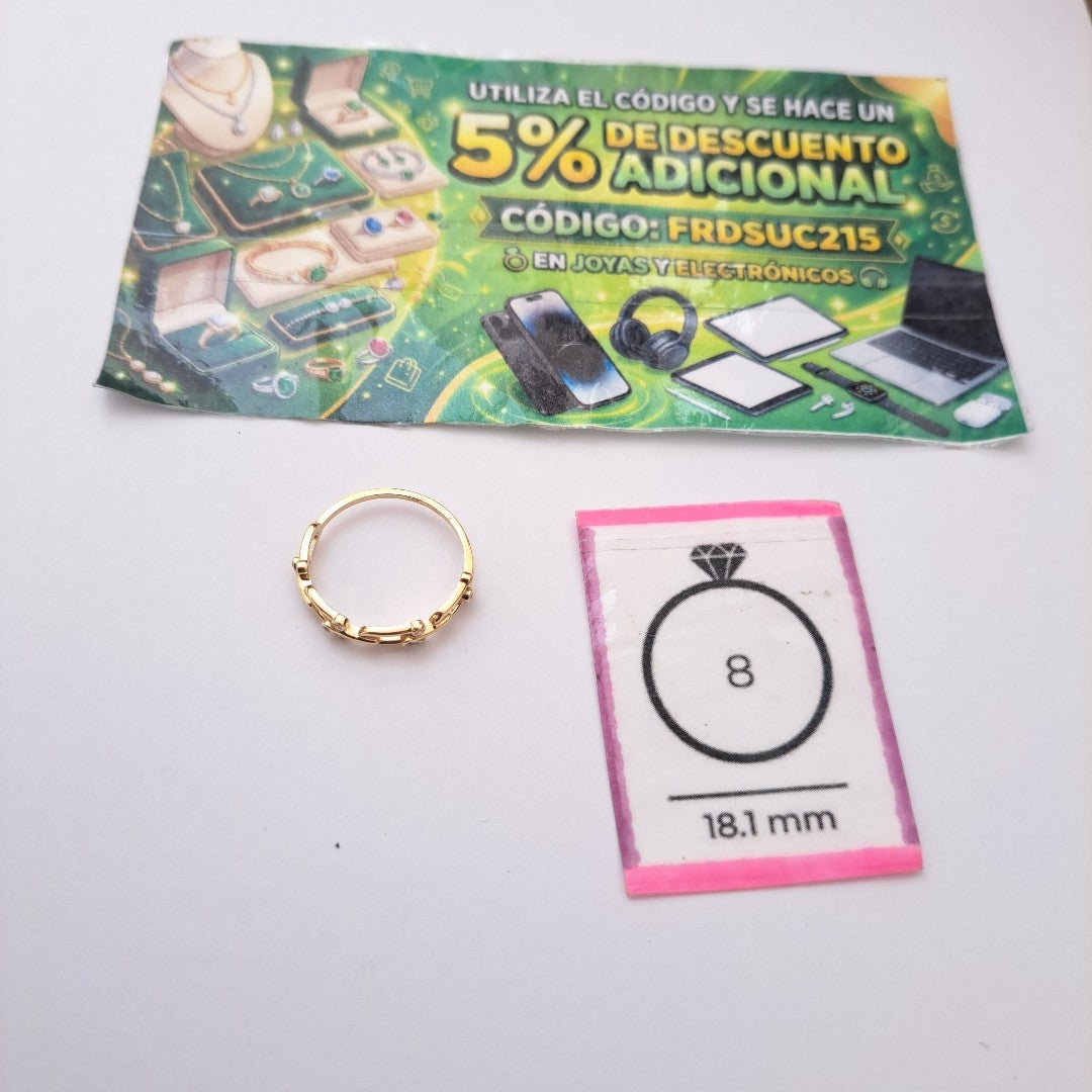 ANILLOS DAMA ORO 14K 1.8 (NUEVO)