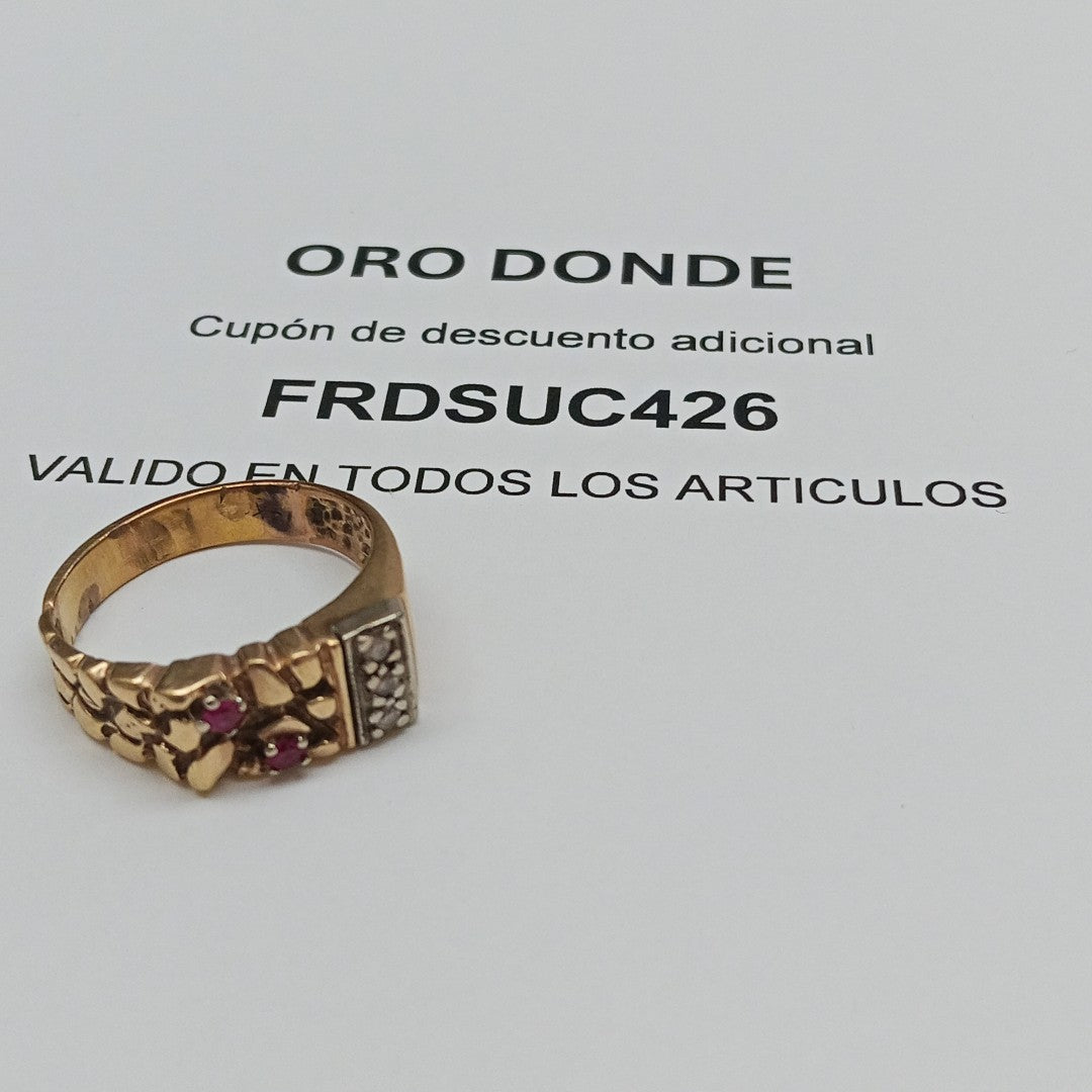 ANILLO ORO 10 K 6.3 GRMS (SEMINUEVO)