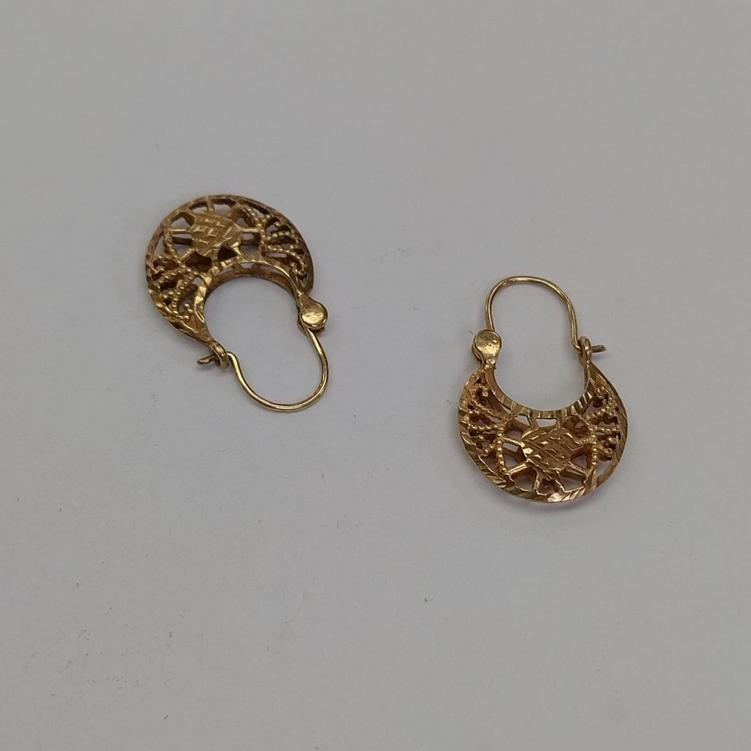 ARETES PAR ORO 10 K 1.3 GRMS (SEMINUEVO)