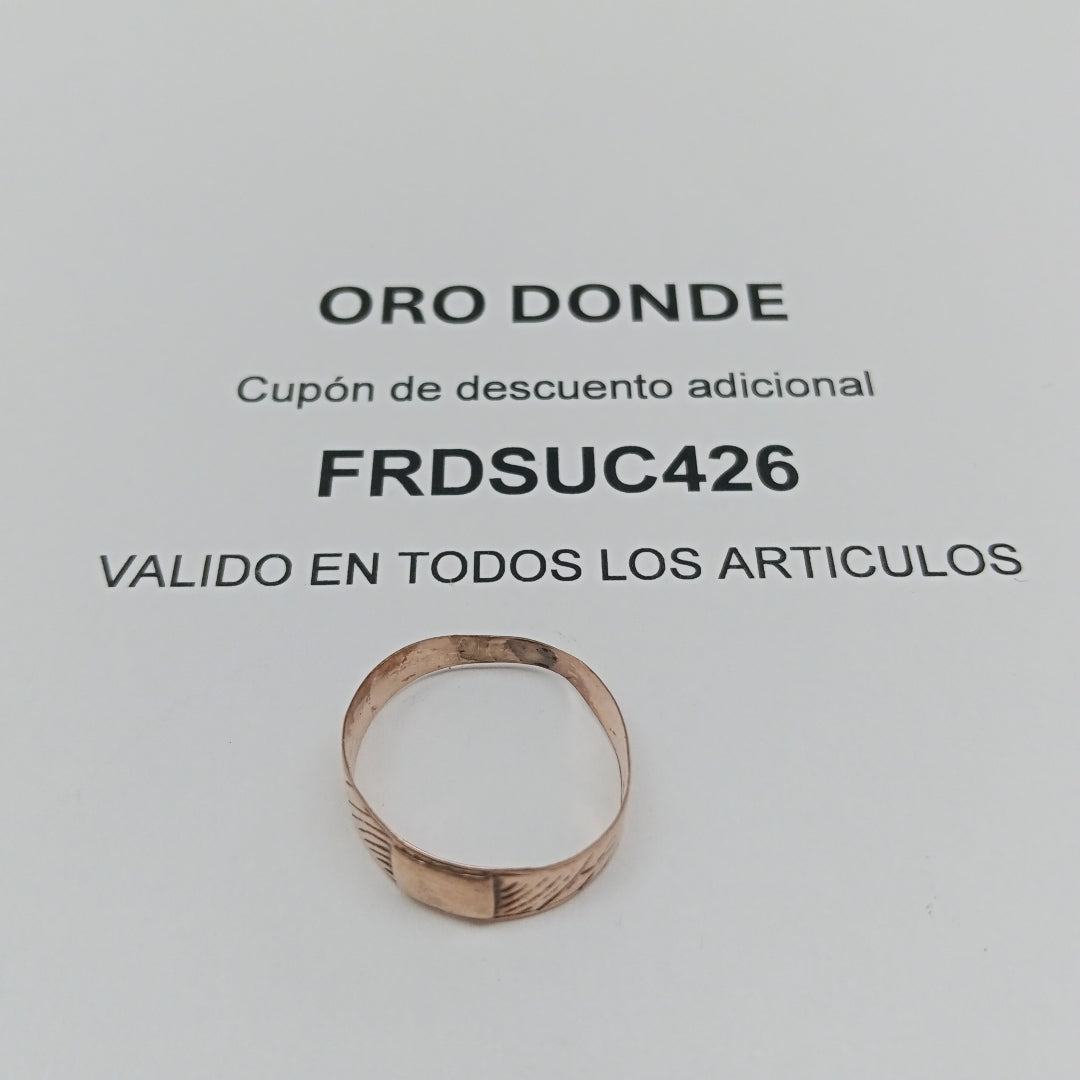 ANILLITO ORO 8 K 1.4 GRMS (SEMINUEVO)