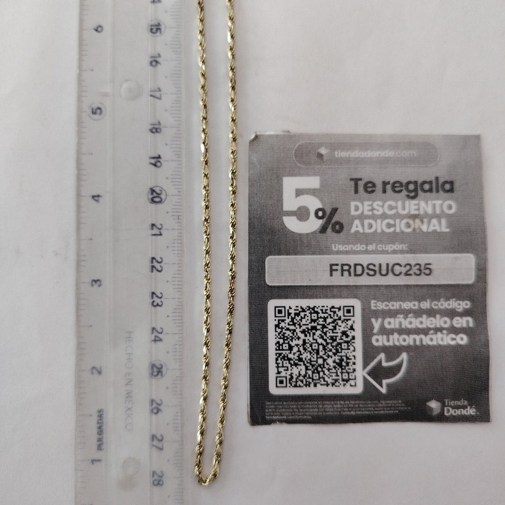 CADENA ORO 10 K 10.3 GRMS (SEMINUEVO)