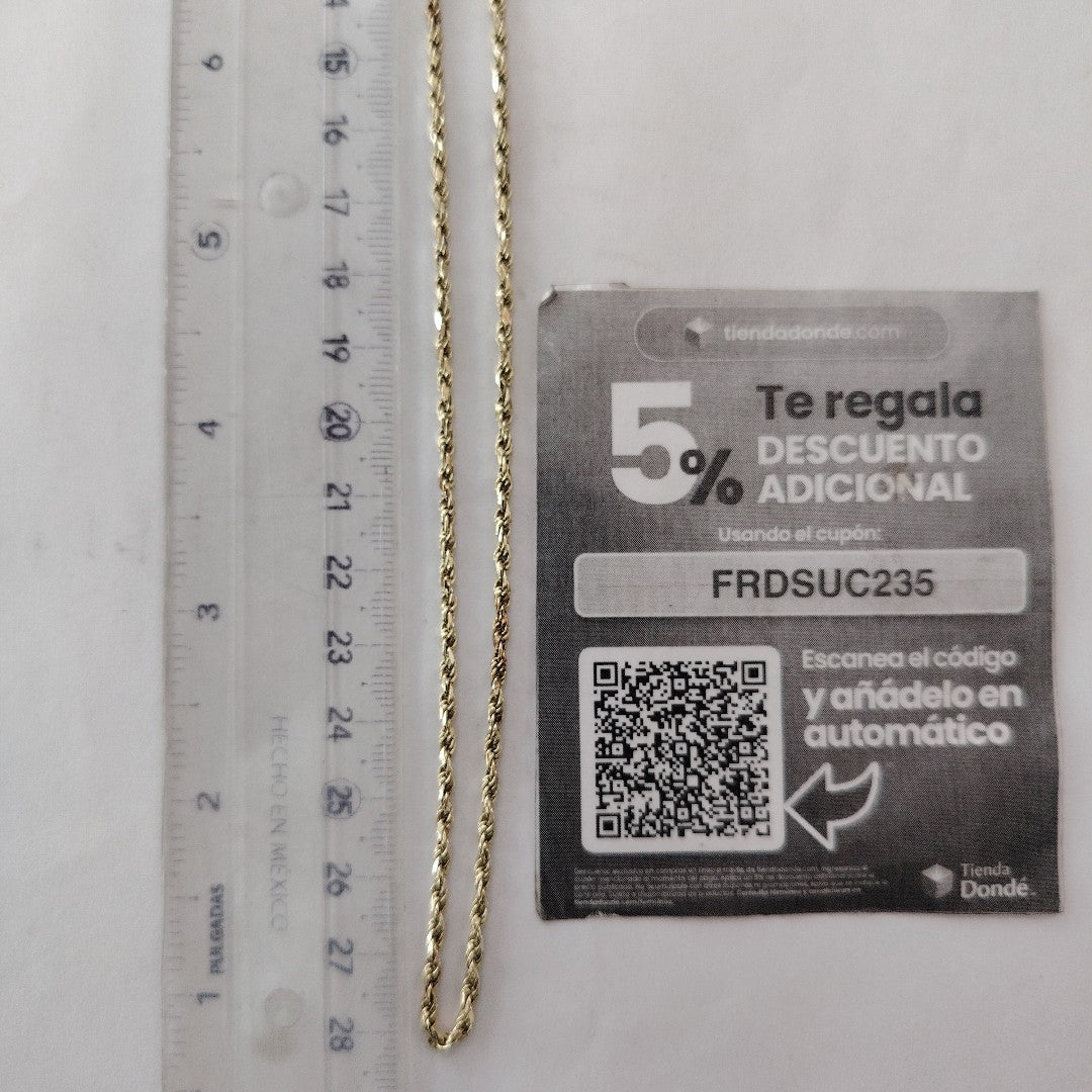 CADENA ORO 10 K 10.3 GRMS (SEMINUEVO)