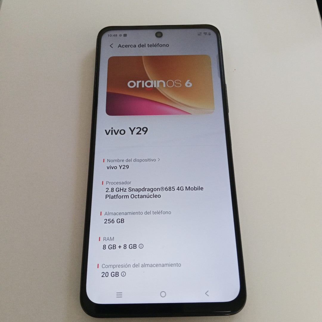 CELULAR VIVO Y29 V2434 (2025) 256 GB 8 GB RAM (SEMINUEVO)