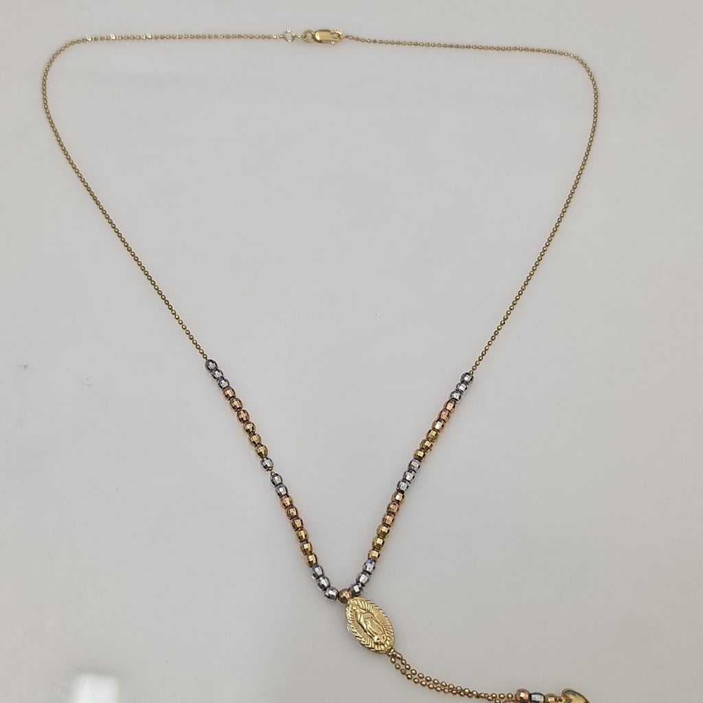 GARGANTILLA ORO, ORO COMBINADO 14 K 7.7 GRMS (SEMINUEVO)