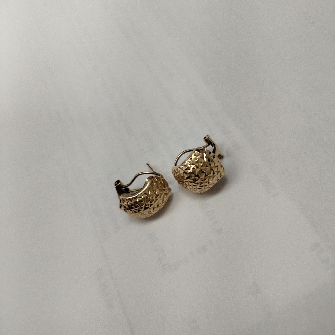 ARETES PAR ORO 14 K 1.5 GRMS (SEMINUEVO)