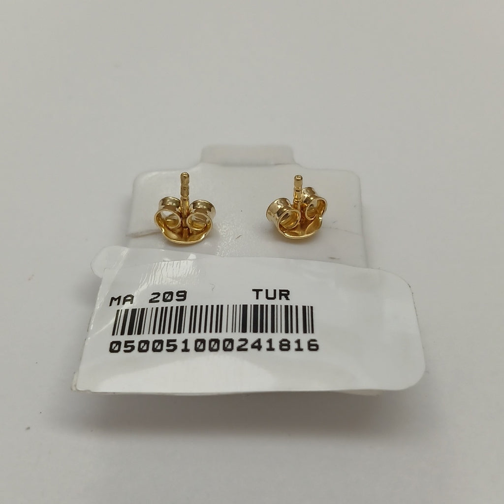 BROQUELES ORO 14K 1.5 (NUEVO)