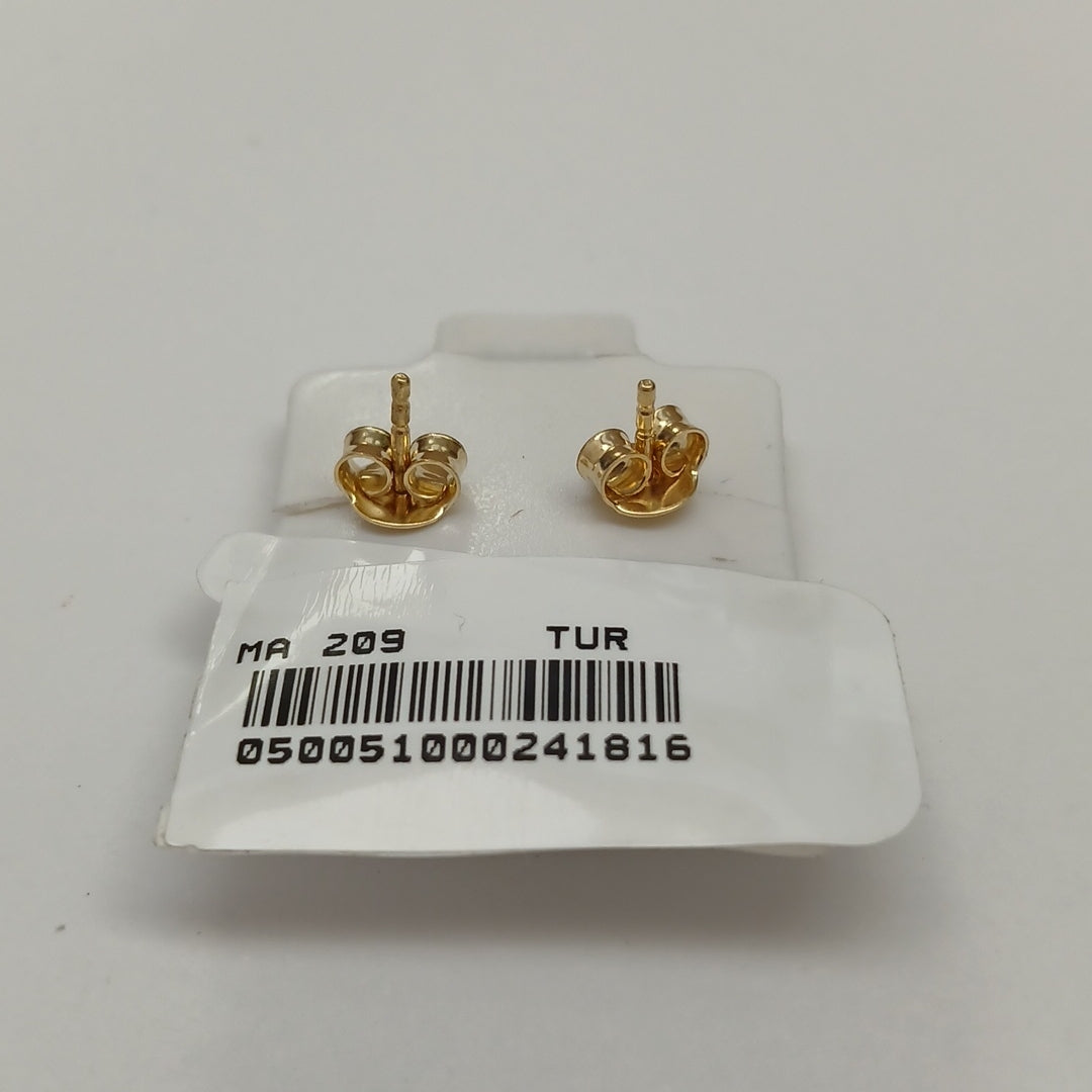 BROQUELES ORO 14K 1.5 (NUEVO)
