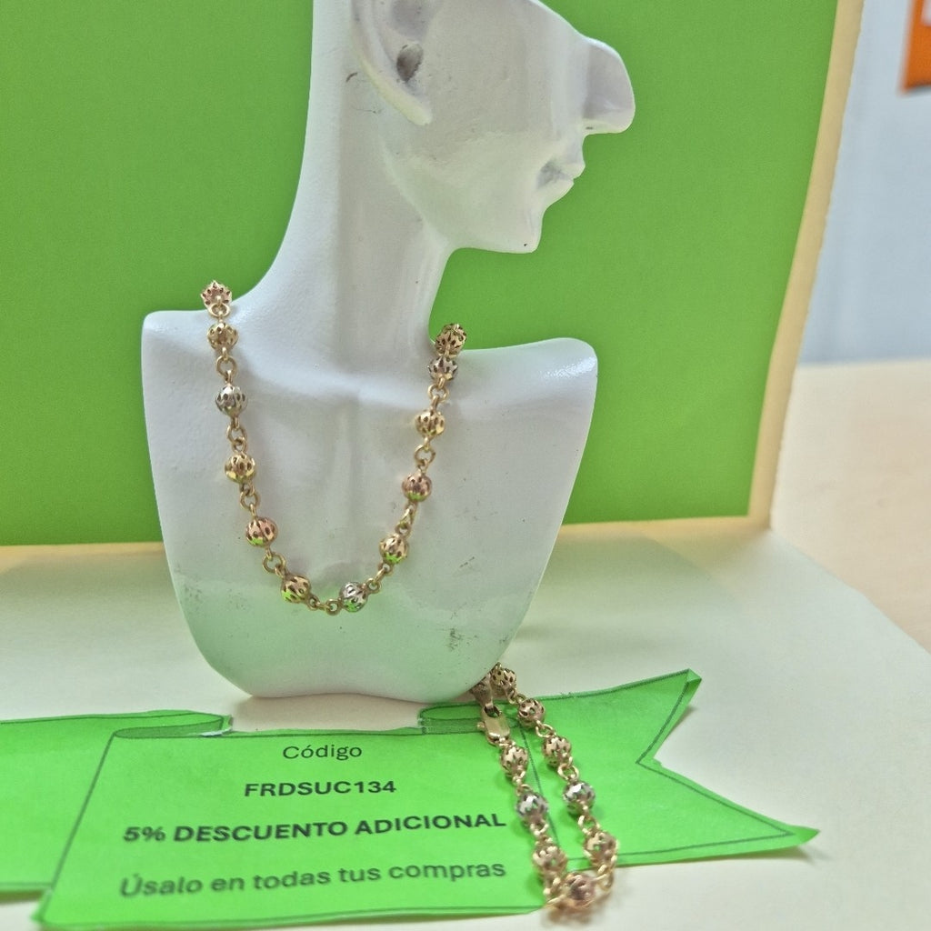 GARGANTILLA ORO COMBINADO 14 K 12,20 GRMS (SEMINUEVO)