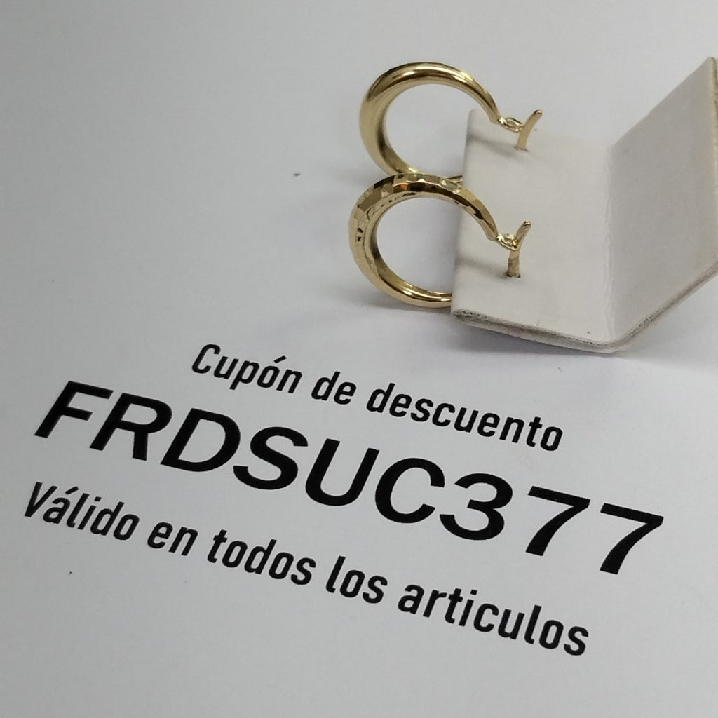 ARRACADAS ORO 14K 1.4 (NUEVO)