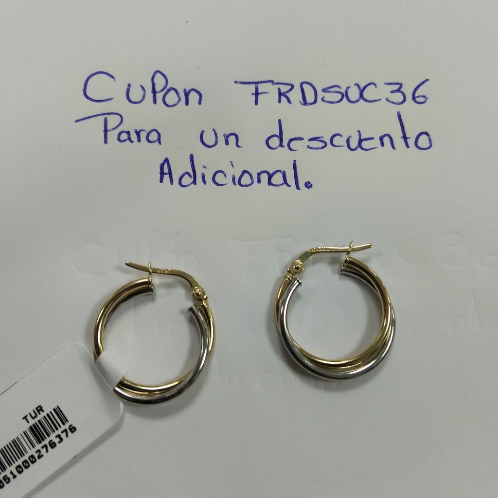 ARRACADAS ORO 14K 1.4 (NUEVO)