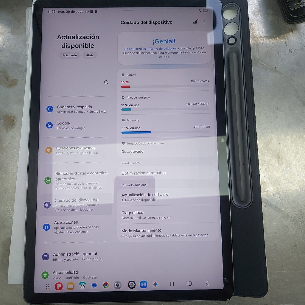 TABLETA SAMSUNG GALAXY TAB S9 FE+ SM-X610 (2023) 256 GB 12 GB RAM