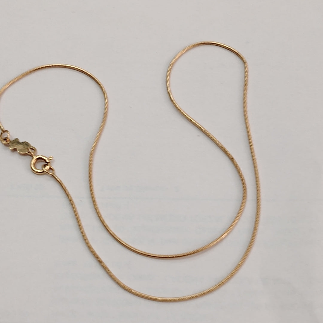 CADENA ORO 14 K 4,90 GRMS (SEMINUEVO)