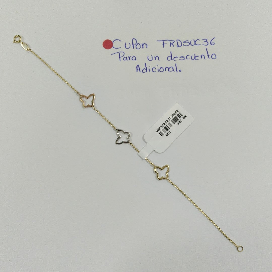 PULSERAS DAMA ORO 14K 1.3 (NUEVO)