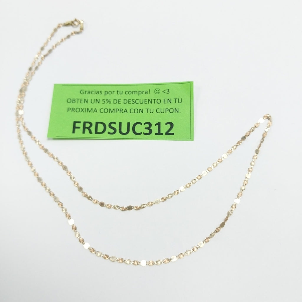 CADENA ORO 10 K 1.3 GRMS (SEMINUEVO)