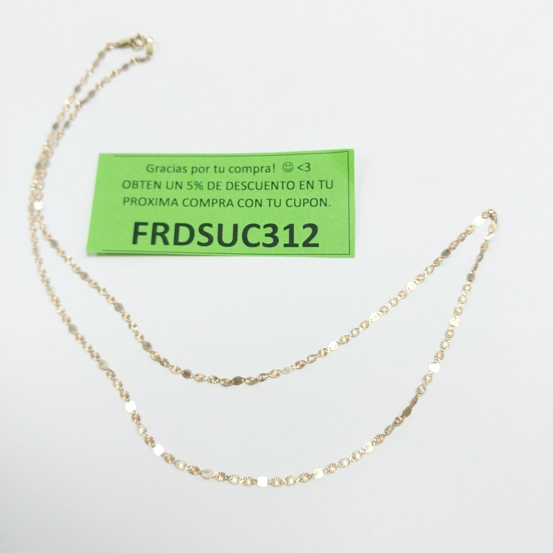 CADENA ORO 10 K 1.3 GRMS (SEMINUEVO)