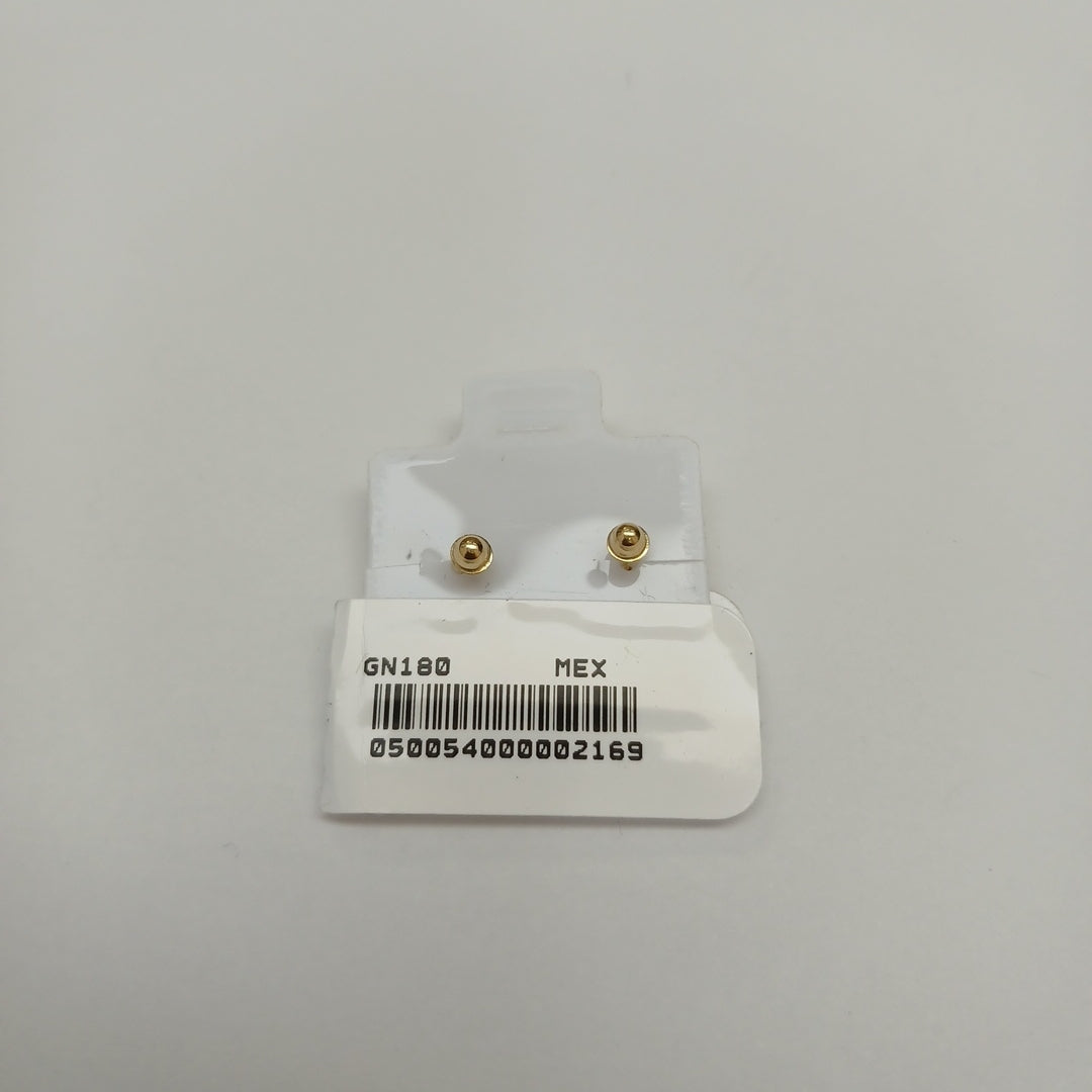 BROQUELES BROQUE FIG CEREZA C ESMALTE 14K 0.2203 GR (NUEVO)