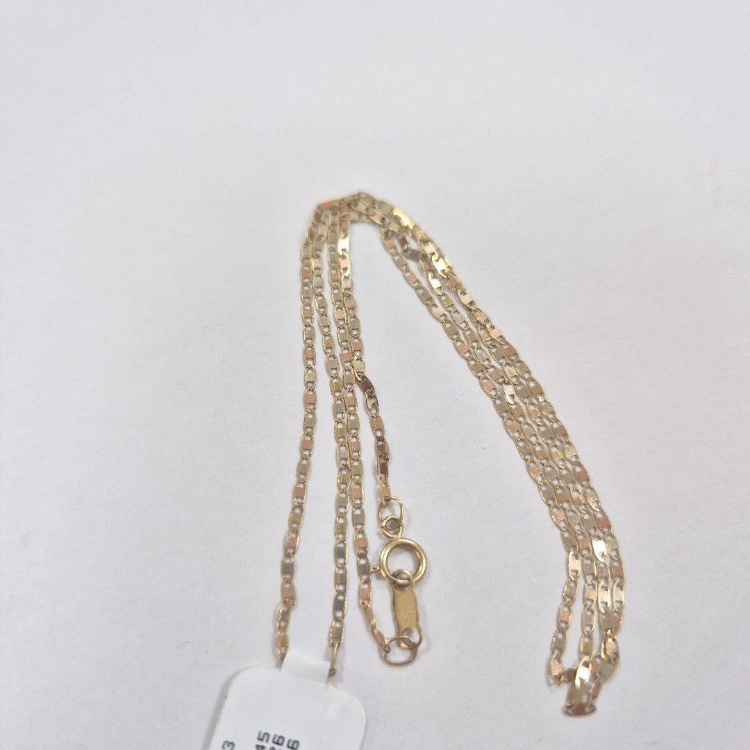 CADENA ORO,ORO COMBINADO 10 K 1,60 GRMS (SEMINUEVO)