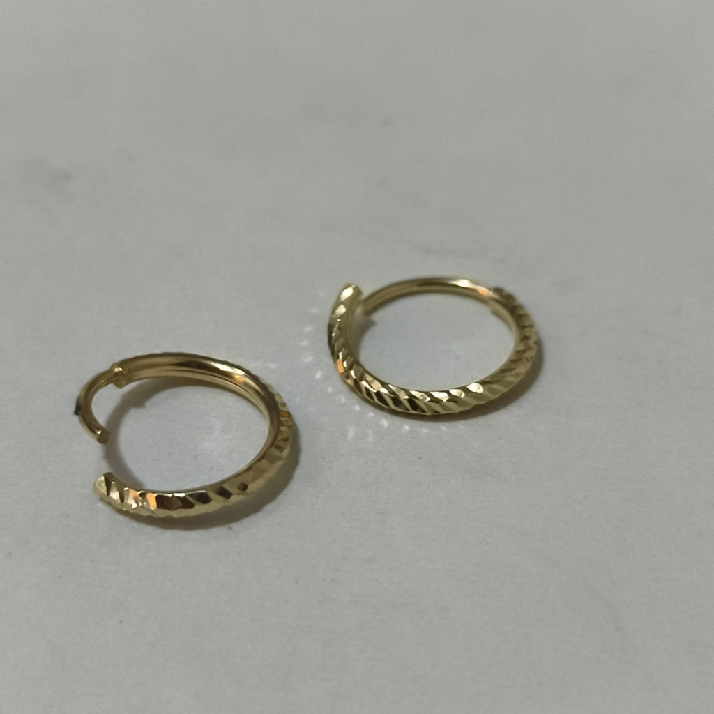 ARRACADAS PAR ORO 14 K 0.6 GRMS (SEMINUEVO)