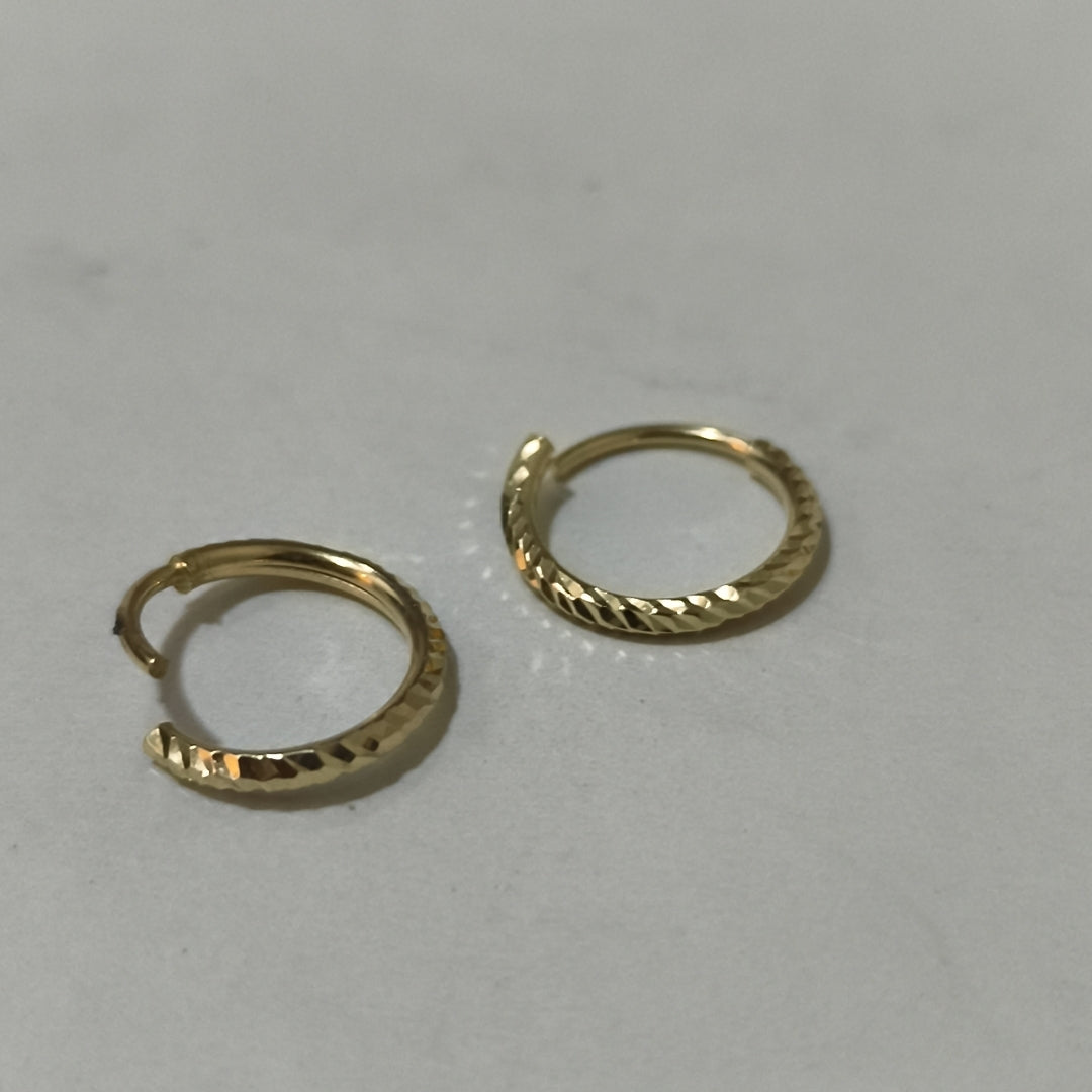ARRACADAS PAR ORO 14 K 0.6 GRMS (SEMINUEVO)