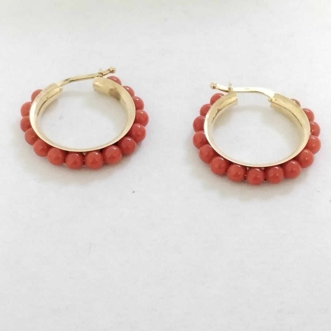 ARRACADAS PAR ORO 14 K 2.8 GRMS (SEMINUEVO)