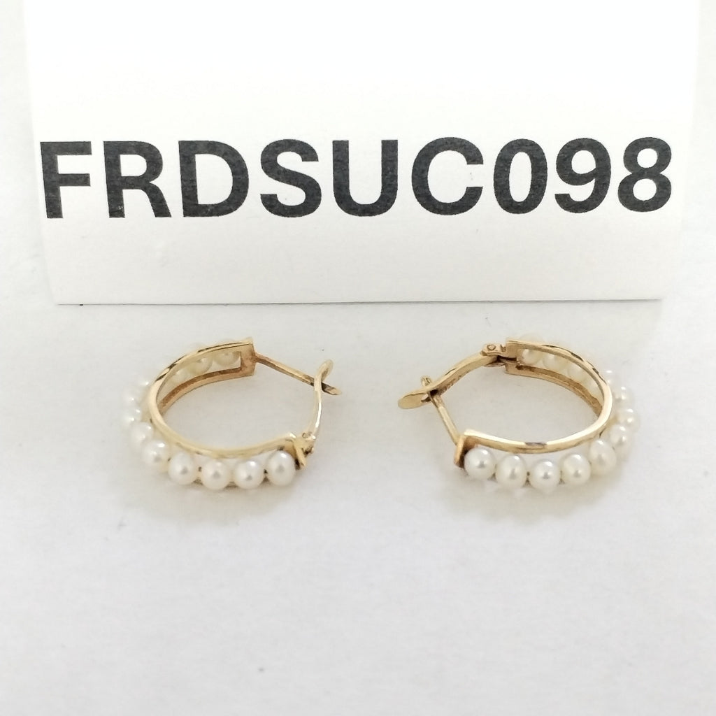 ARRACADAS PAR ORO 14 K 3.6 GRMS (SEMINUEVO)