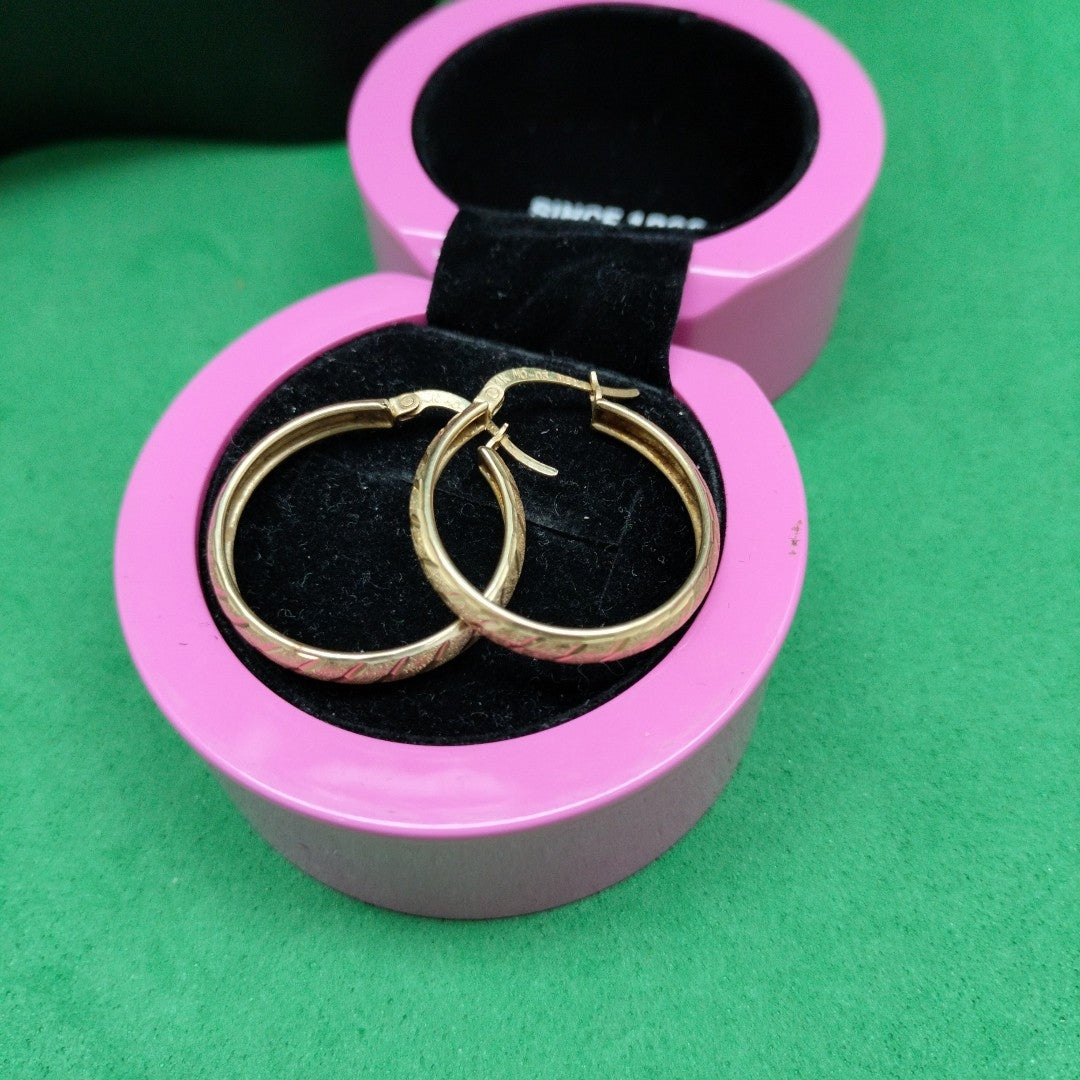 ARRACADAS PAR ORO 14 K 3,20 GRMS (SEMINUEVO)
