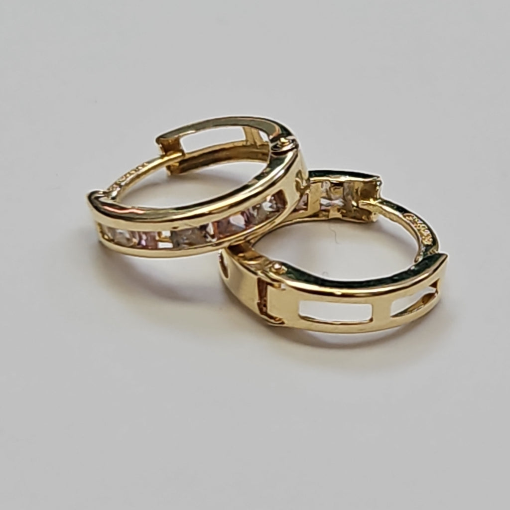 ARRACADAS PAR ORO 14 K 0.8 GRMS (SEMINUEVO)