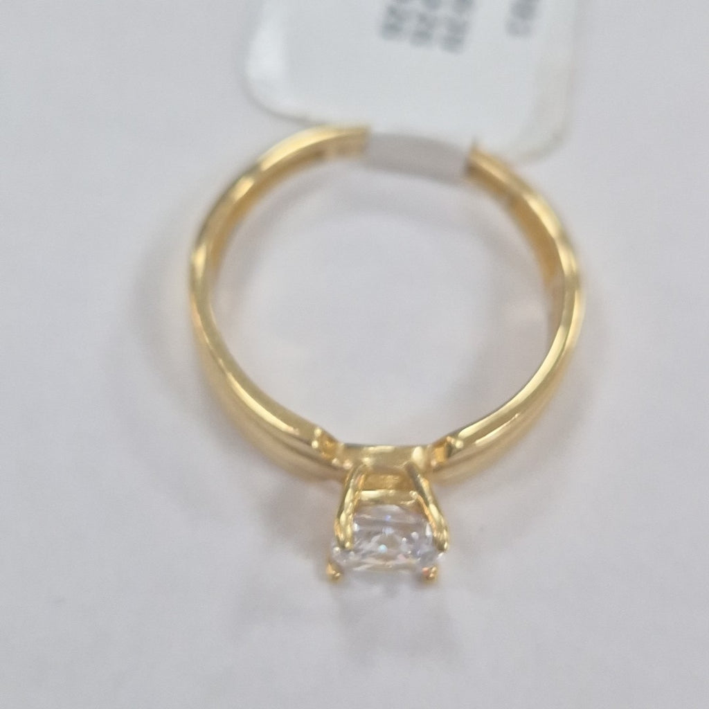 ANILLITO,SOLITARIO ORO 14 K 2,10 GRMS (SEMINUEVO)