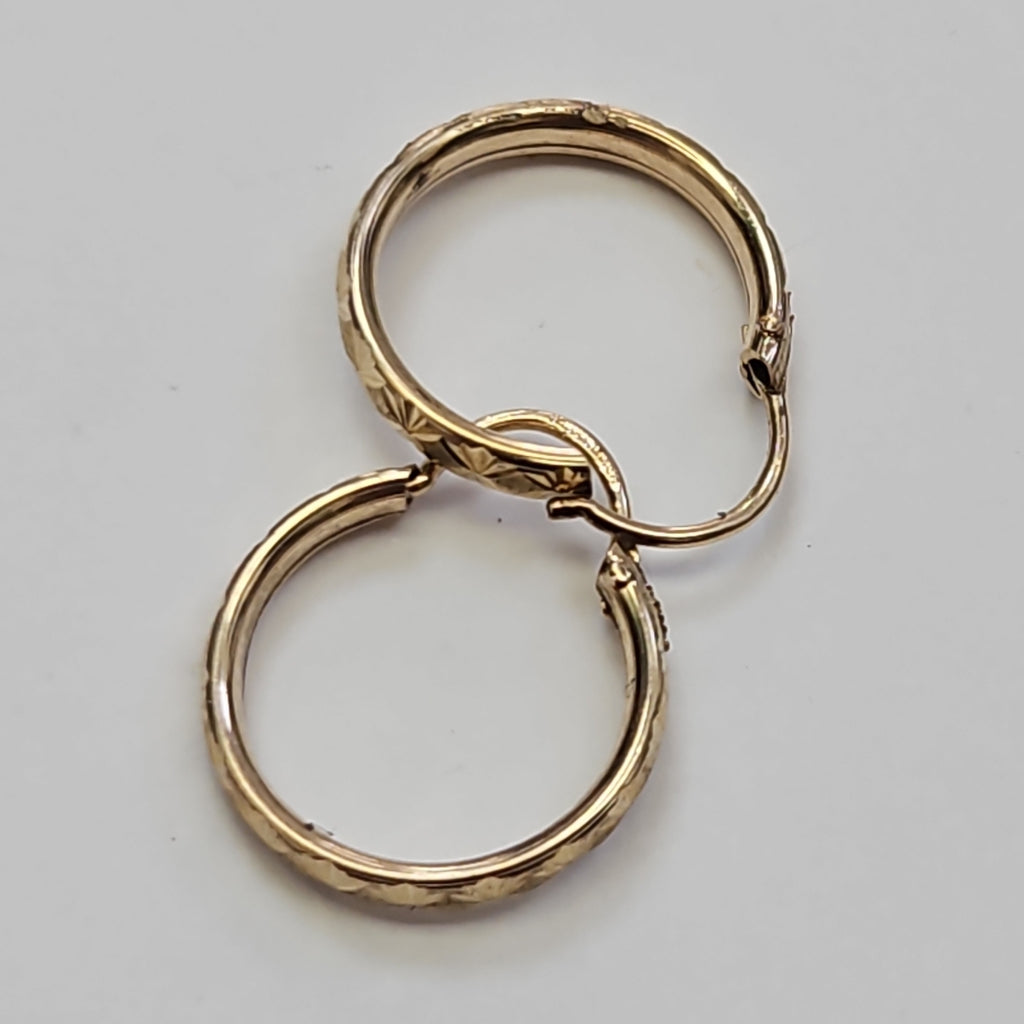 ARRACADAS PAR ORO 14 K 1.2 GRMS (SEMINUEVO)