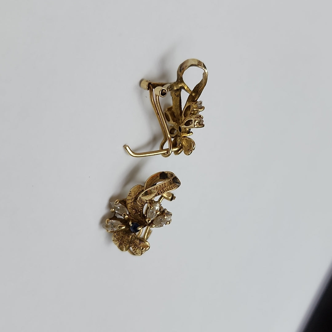 ARETES PAR ORO 14 K 3.7 GRMS (SEMINUEVO)