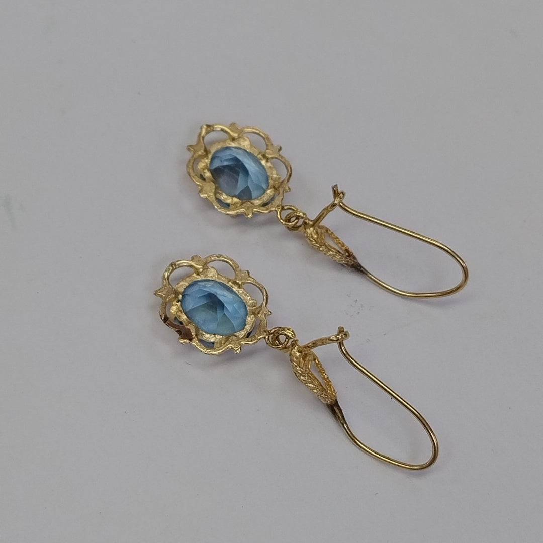 ARETES PAR ORO 14 K 3,30 GRMS (SEMINUEVO)