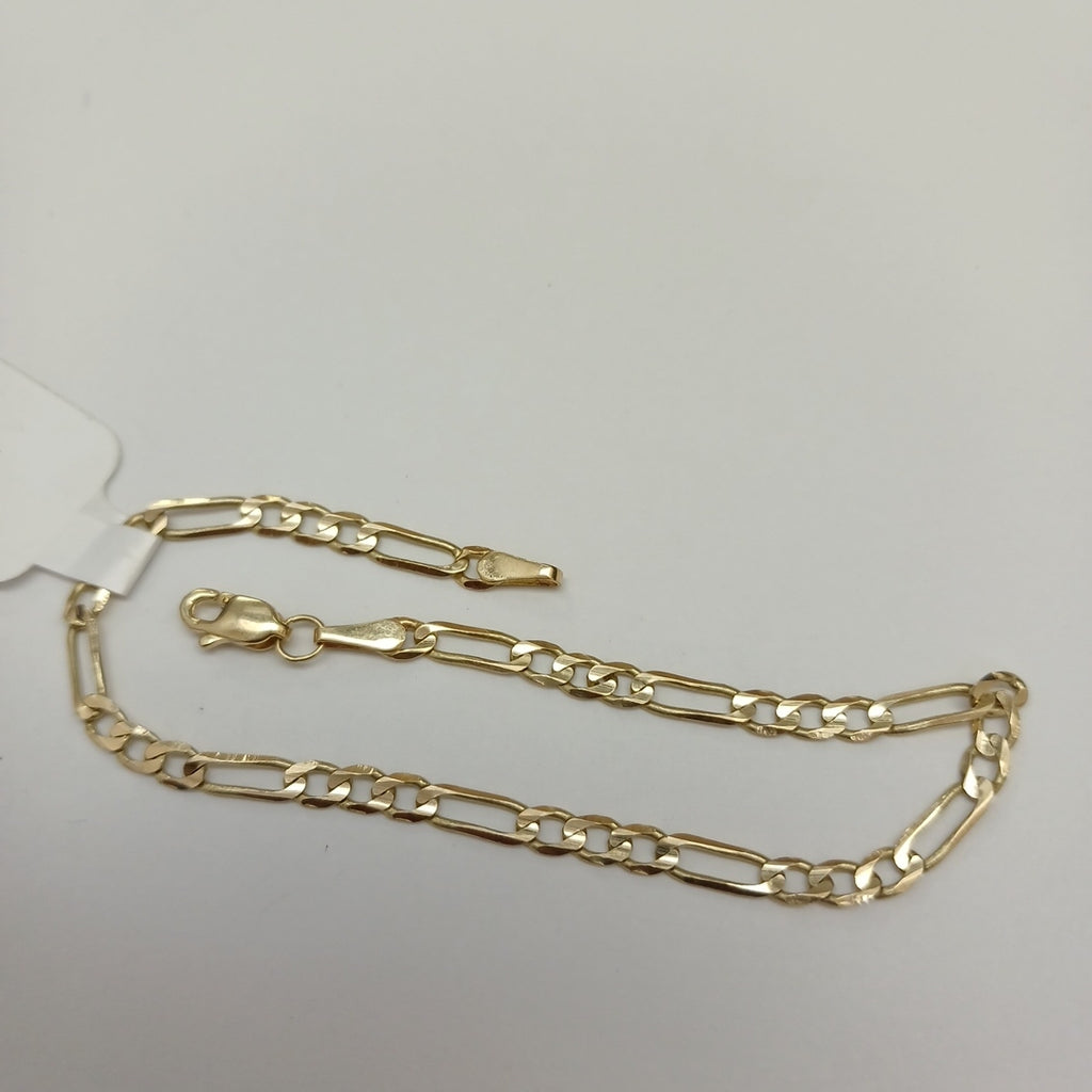 PULSERA TEJIDO 3X1 14K 18 CM 2.7 GR (NUEVO)