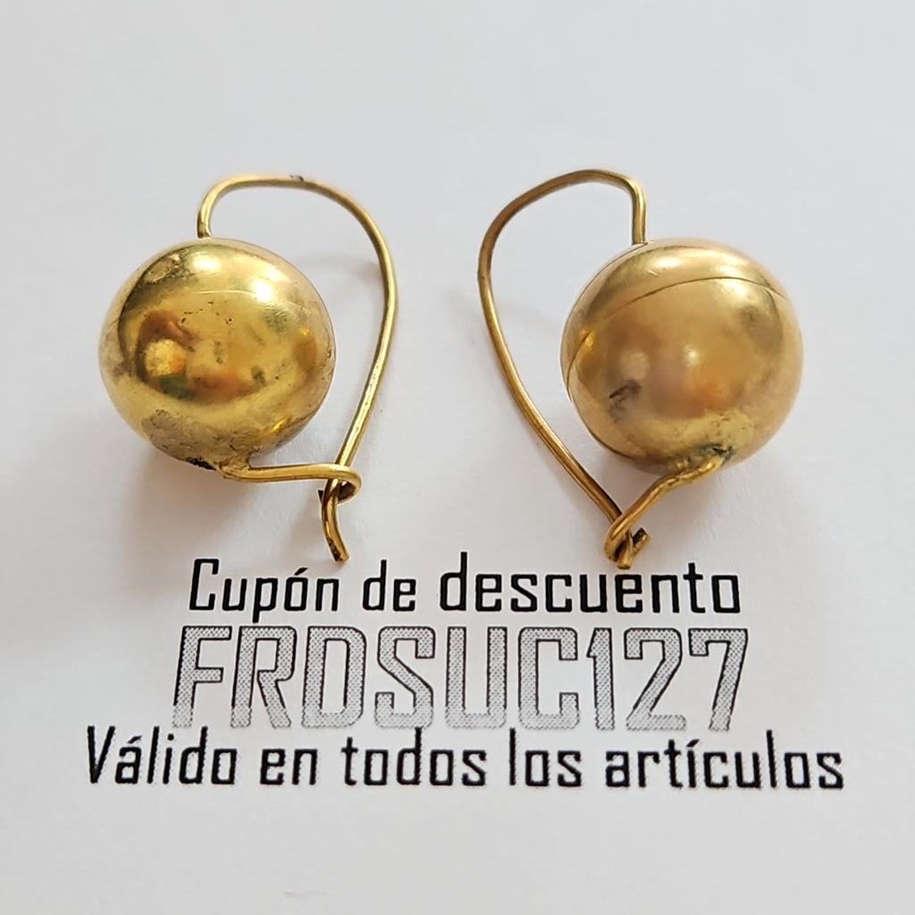 ARETES PAR ORO 10 K 3,30 GRMS (SEMINUEVO)