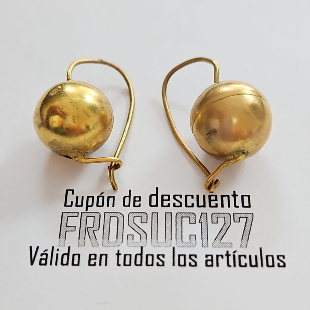 ARETES PAR ORO 10 K 3,30 GRMS (SEMINUEVO)