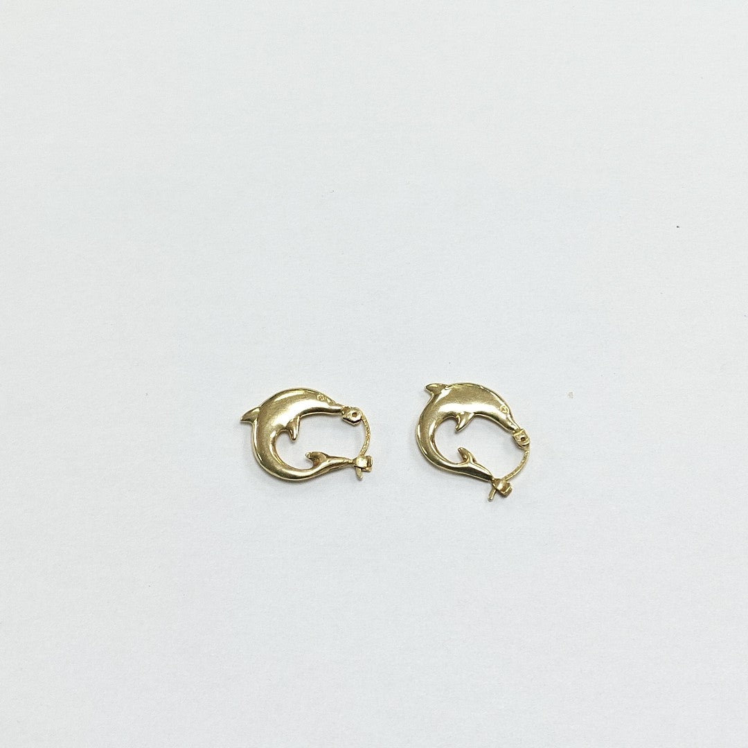 ARRACADAS PAR ORO 14 K 1.7 GRMS (SEMINUEVO)